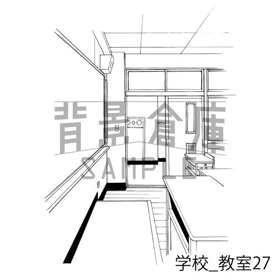 学校_セット21(教室)