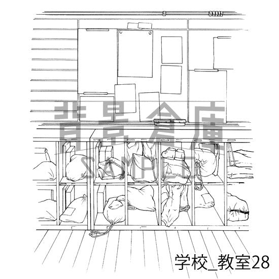 学校_セット21（教室）