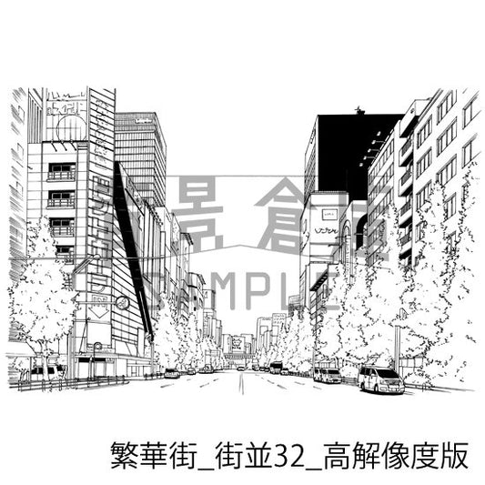 繁華街_街並32_高解像度版