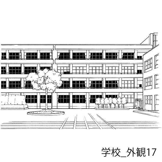 学校_セット22(外観)