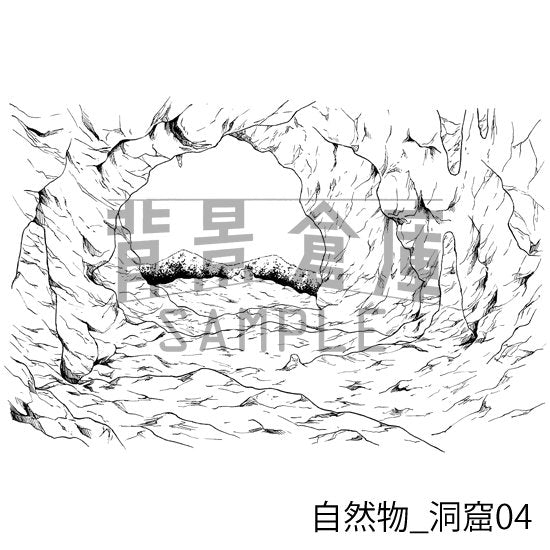 洞窟の背景です。