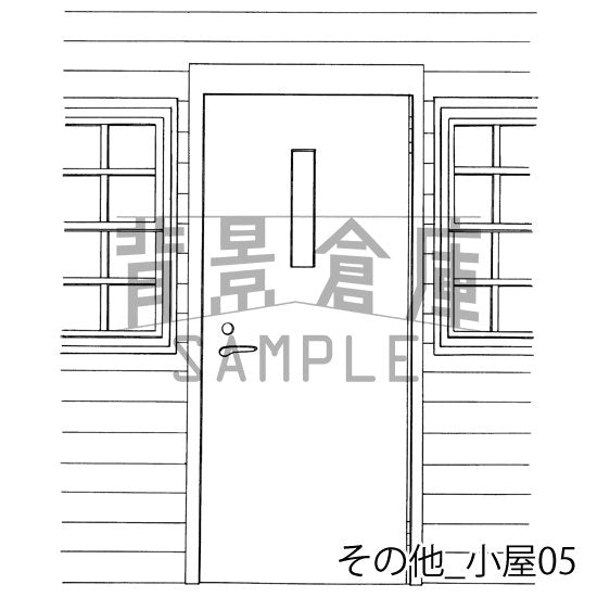 小屋の背景です。