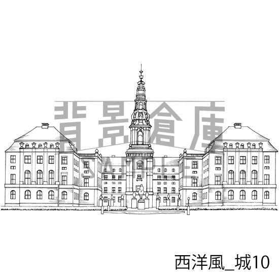 西洋風の城です。