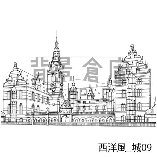 西洋風_セット9(城)