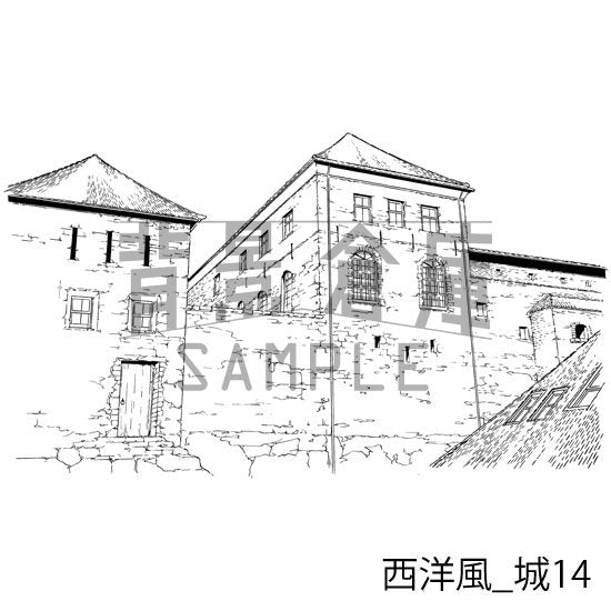 西洋風_セット9(城)