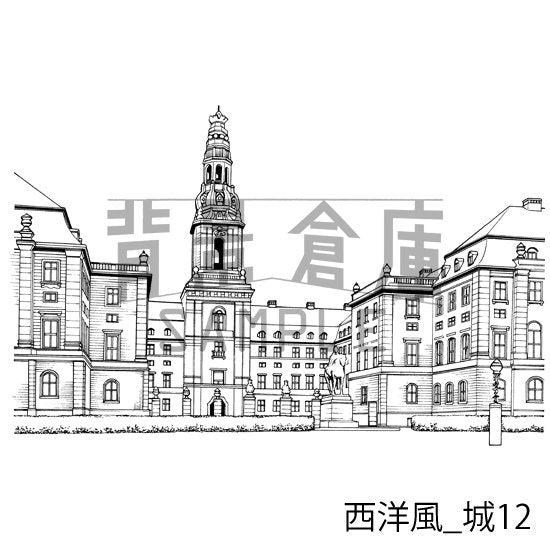 西洋風_セット9(城)