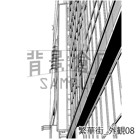 繁華街_セット7(外観)