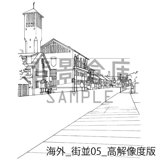 海外の街並です。(高解像度版)