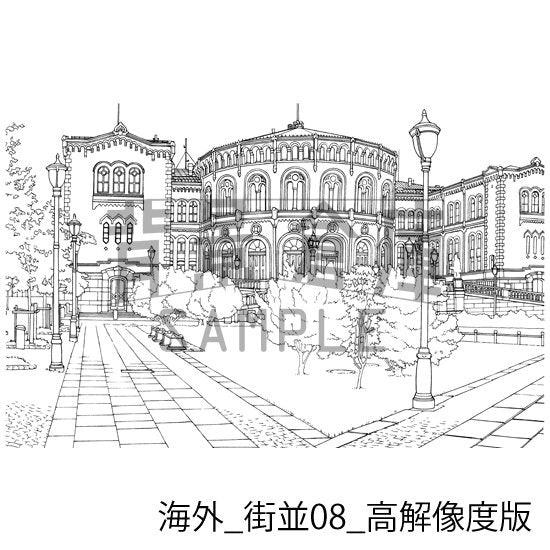 海外の街並です。(高解像度版)