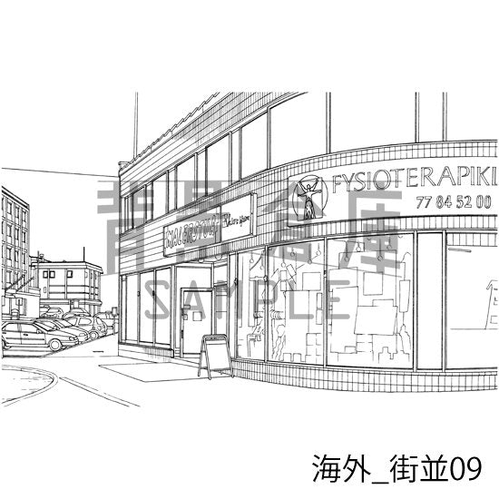 海外の街並です。