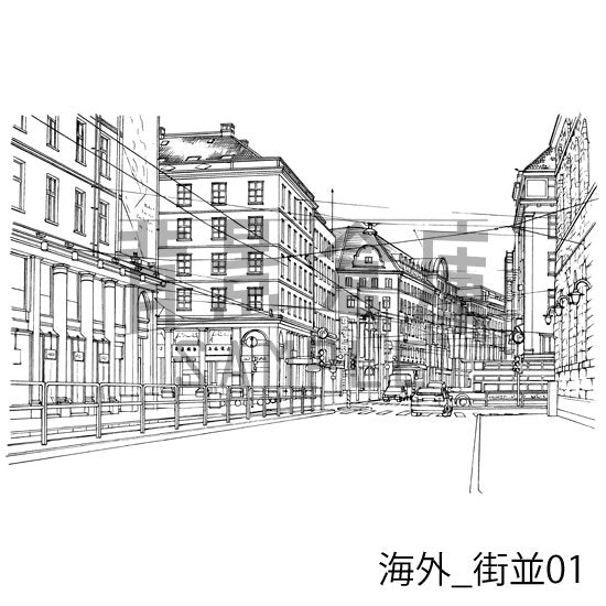 海外_セット1(街並)