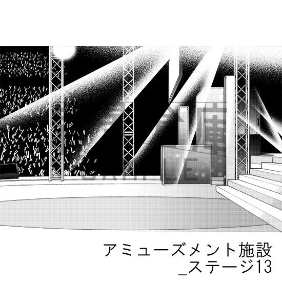 アミューズメント施設_セット7(ステージ)
