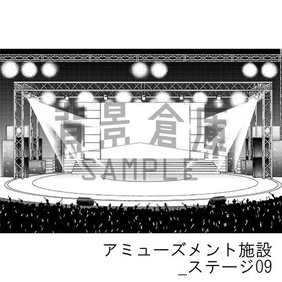 アミューズメント施設_セット7(ステージ)