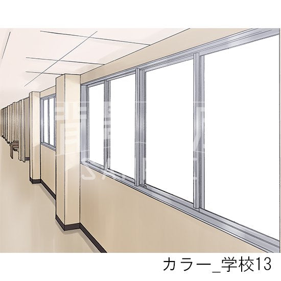 学校の背景(カラー)です。