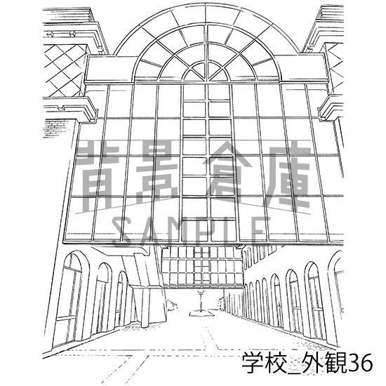 学校の校舎外観です。