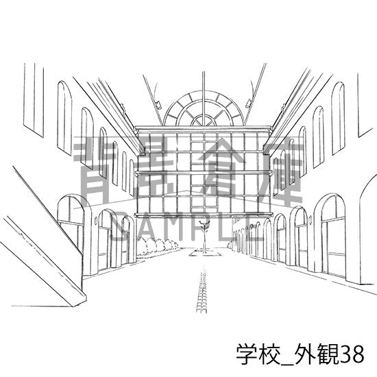 学校の校舎外観です。