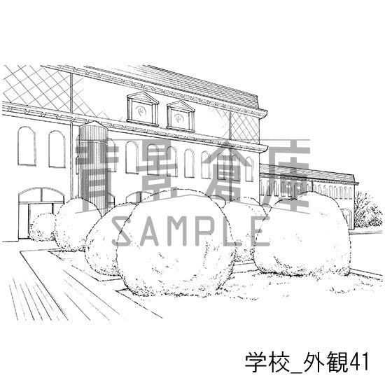 学校_セット25(外観)
