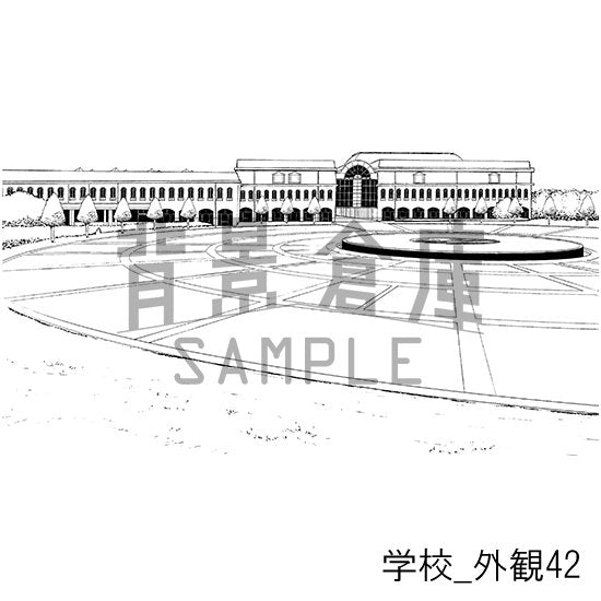 学校_セット25(外観)