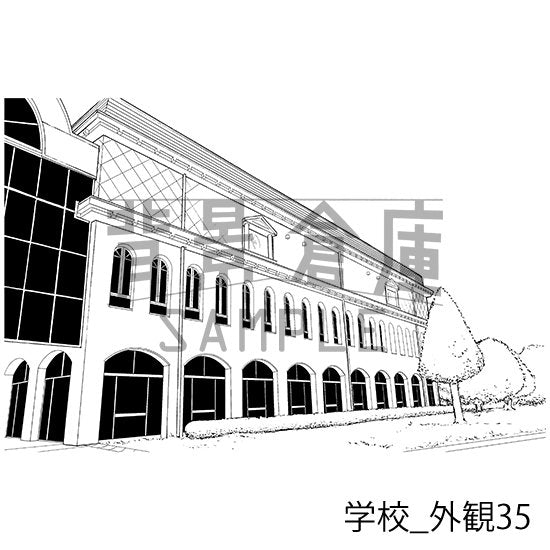 学校_セット25(外観)
