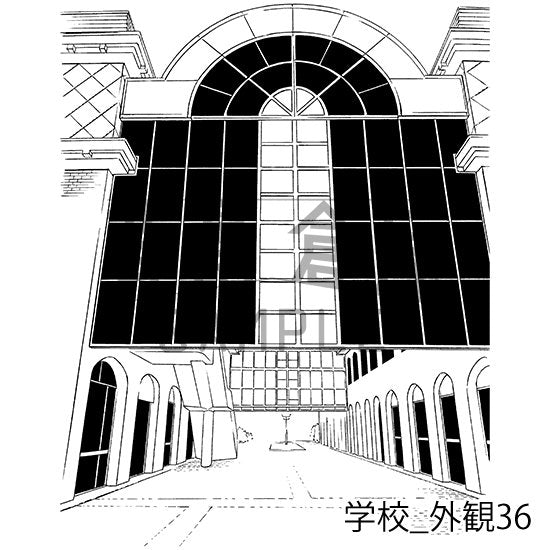 学校_セット25(外観)