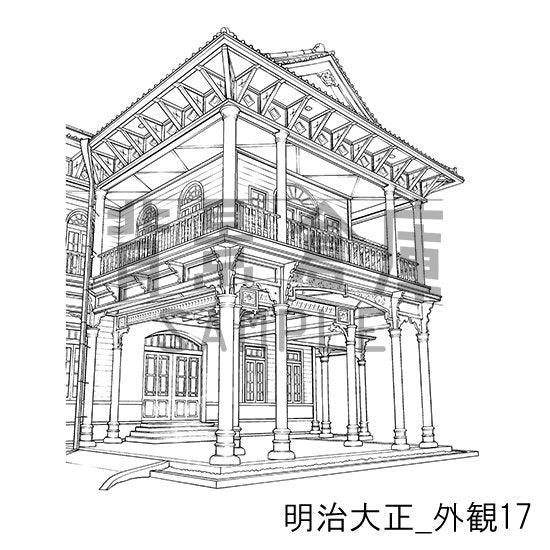 明治大正風建物の外観です。