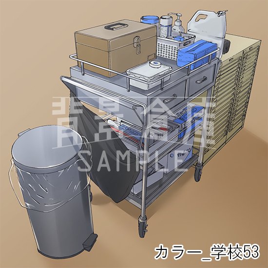 学校の背景(カラー)です。