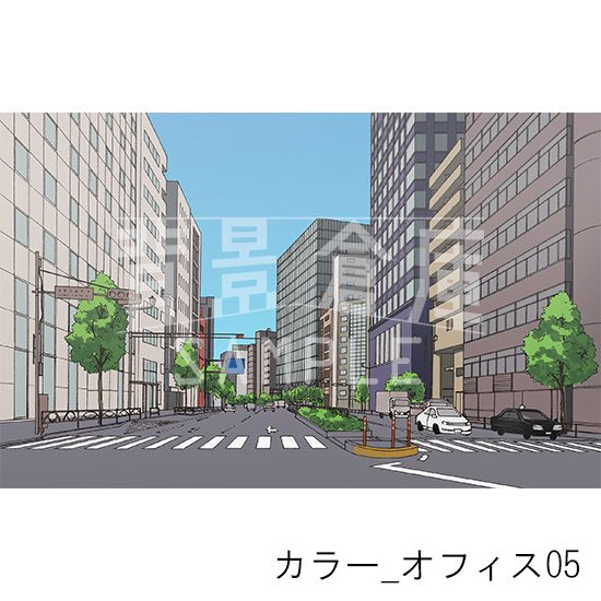 オフィスの背景(カラー)です。