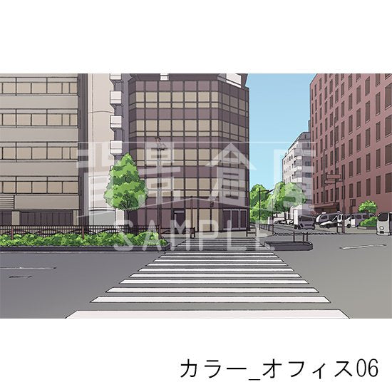 オフィスの背景(カラー)です。