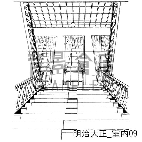 明治大正の背景集_セット7（室内）