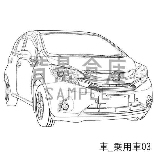乗用車の背景です。