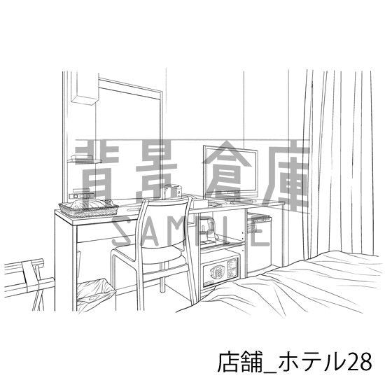 ホテルの客室です。