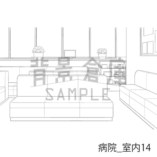 病院_室内14_トーン