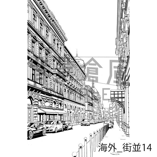 海外の背景集_セット2(街並)