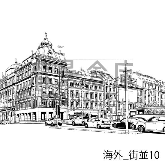 海外の背景集_セット2(街並)