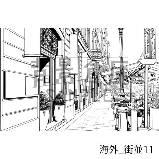 海外の背景集_セット2(街並)