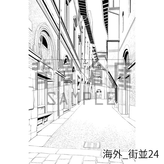 海外の背景集_セット4(街並)