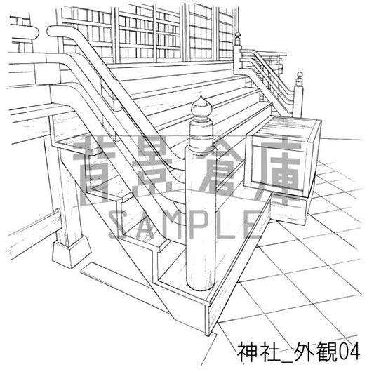 神社_外観04_トーン