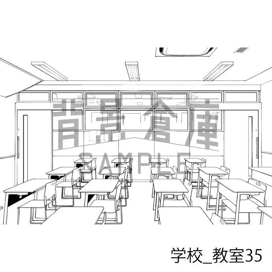 学校_教室35_トーン