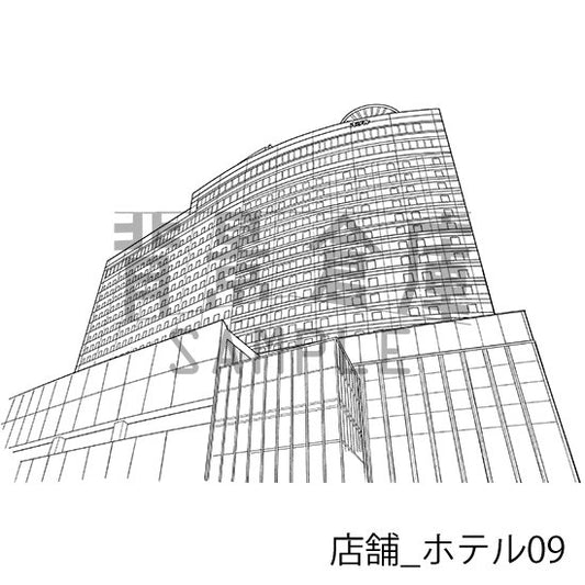 店舗_ホテル09_トーン