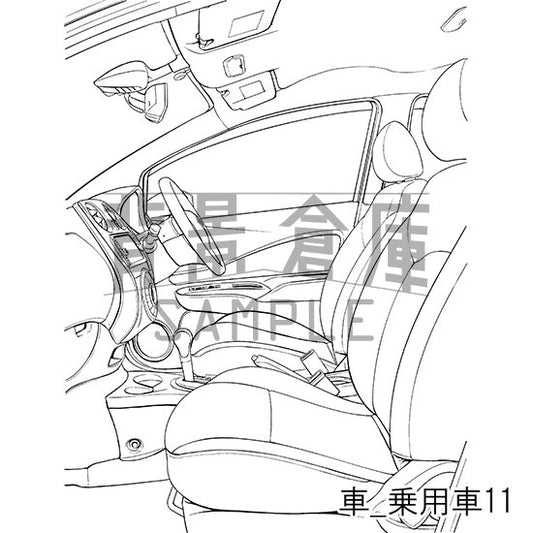 車_乗用車11_トーン