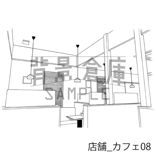 店舗_カフェ08_トーン