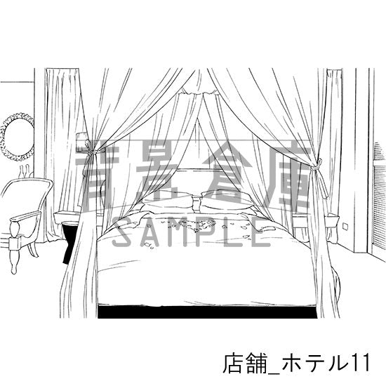 店舗_ホテル11_トーン