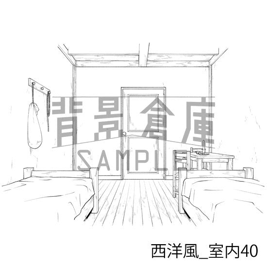 西洋風_室内40_トーン