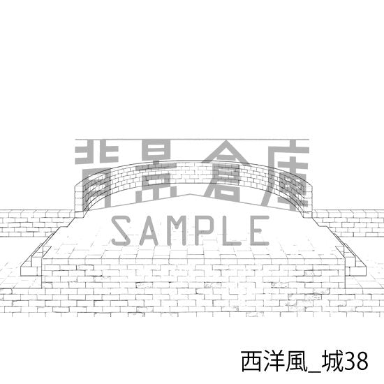 西洋風_背景素材集22(城)_トーン