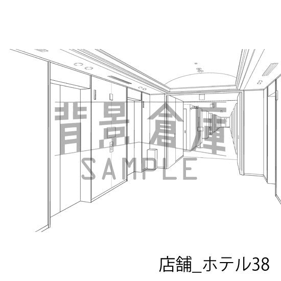 店舗_ホテル38_トーン