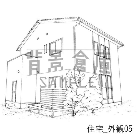 住宅_外観05_トーン