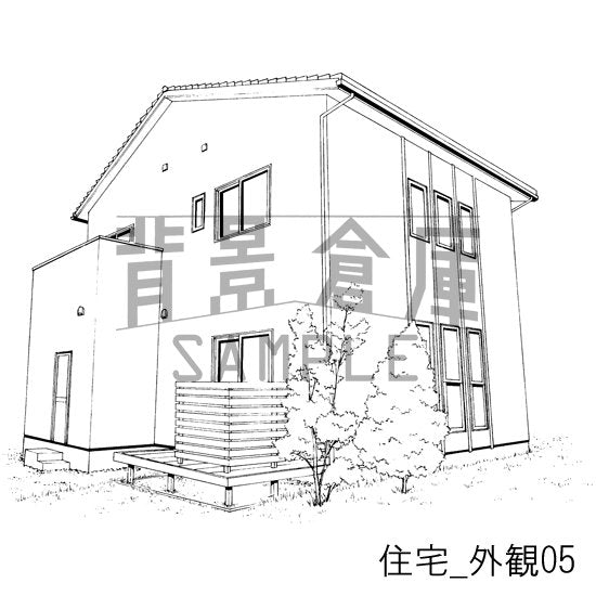 住宅_外観05_トーン