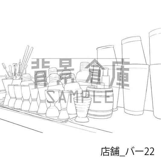 店舗_バー22_トーン