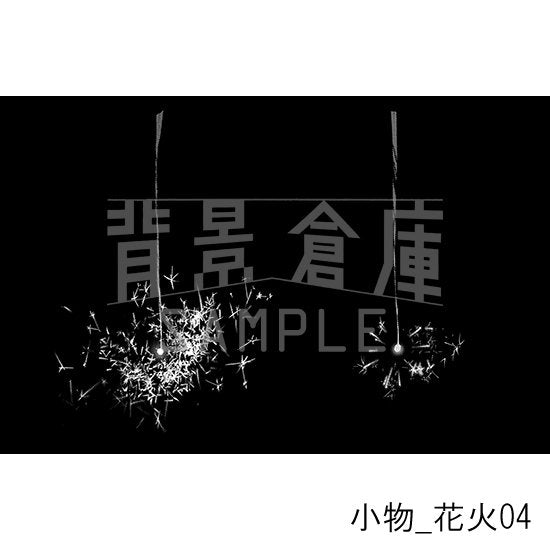 花火の背景(トーンつき)です。