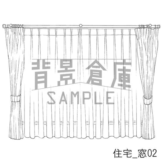 住宅_窓02_トーン